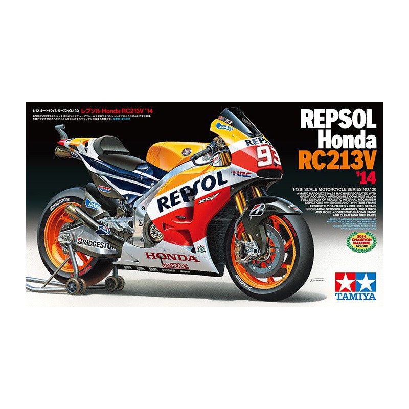  Maquette moto Tamiya  1 12 14130 Honda RC213V Repsol