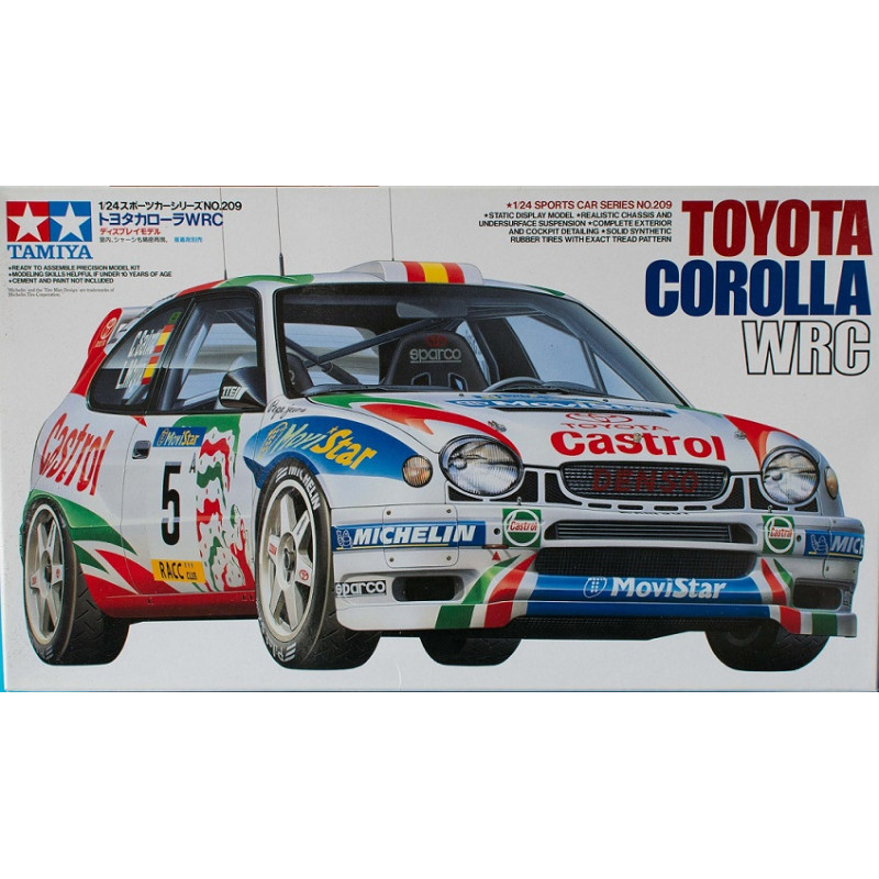 Maquette voiture Tamiya 1/24 Corolla WRC 24209